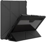 Nillkin Samsung Galaxy Tab S9+ Plus Tok - Nillkin Bumper Leather Case Pro - Fekete (WR-160506)