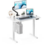 StableDesk Birou reglabil electric StableDesk Plus 2 (Model 2025), 2 motoare, Ridica 100 kg, Controler cu Butoane, Aplicatie Smart pentru Telefon, Ergonomic, 3 F (SD-113-AL-R-AL-120x67)