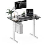 StableDesk Birou reglabil electric StableDesk Plus 2 (Model 2025), 2 motoare, Ridica 100 kg, Controler cu Butoane, Aplicatie Smart pentru Telefon, Ergonomic, 3 F (SD-113-AL-R-NE-120x67)