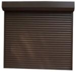 Bestroll Group Ușă garaj automată 2300L x 2400H, maro închis 8019, lamele 55mm