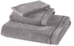 SOFT COTTON AURA törölköző, fürdőlepedő és mosókesztyű szett, 3 db Szürke / Grey Szett (klasszikus 55x100 cm-es törölköző, 92x150 cm-es fürdőlepedő, mosókesztyű 16x22 cm)