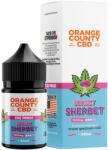 Orange County CBD Orange County E-Liquid CBD 1500mg Cali Sunset Sherbet - bubblegum fructe de pădure & tropicale 50ml Lichid rezerva tigara electronica