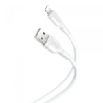 Apple Cablu Date si Incarcare USB-A - Lightning XO Design NB212, 18W, 1m, Alb