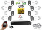 Monitorrs Security - Hybrid Light IP kamerarendszer 8 kamerával 2 Mpix WT - 6213K8