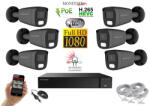 Monitorrs Security - Hybrid Light IP kamerarendszer 6 kamerával 2 Mpix GT - 6214K6