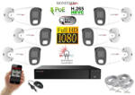 Monitorrs Security - Hybrid Light IP kamerarendszer 6 kamerával 2 Mpix WT - 6213K6