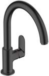 Hansgrohe Vernis Blend M35 Matt Fekete, Egykaros, Álló, Konyhai- Mosógatócsaptelep, ComfortZone 210, Elforgatható Kifolyóval