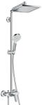 Hansgrohe Crometta E Showerpipe 240, 1jet, Króm, Zuhanyrendszer, Egykaros Zuhanycsapteleppel