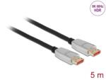 Delock 218652 DisplayPort cable 8K 60 Hz 5m Black, Kábel