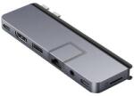 HYPER Usb-C® Dokkoló Állomás Hyperdrive Duo Pro 7-In-2 Usb-C Hub Alkalmas (Márka): Apple, Univerzálny Beépített Kártyaolvasóval, Usb-C® Tápellátás