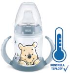 Nuk Baba tanuló itatópohár NUK Mici mackó hőmérséklet jelzővel 150 ml szürke