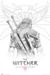  The Witcher Geralt Sketch poszter (61 x 91.5 cm) (Ajándék)
