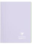 Clairefontaine Spirálfüzet Clairefontaine Koverbook Blush A/4 80 lapos PP borítású vonalas lila