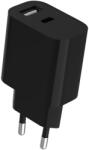 Gembird Încărcător USB universal cu 2 porturi A+C 2.4A Negru (TA-UC-2AC12-01-BK)