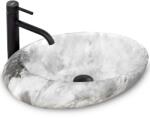 Rea Roxy 49x31 cm matt grey marble (REA-U6651)