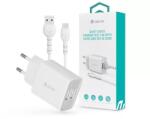 DEVIA ST364020 5V/2.4A Smart 2xUSB Network Charger Adapter + 1 m cablu Micro USB (ST364020)