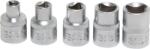 BGS technic 3-pontos dugókulcs készlet, M5-M12 (8-16, 5mm), 5db (BGS-8608)