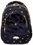 Astra Fluffy Kitty ergonomikus iskolatáska, hátizsák - 2 rekeszes - Black (502025021) (A502025021)