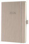 Sigel Naptár, A5, heti, 2026, kemény borító, SIGEL Conceptum, taupe (SIC2660)