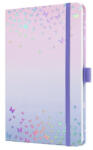 Sigel Naptár, A5, heti, 2026, kemény borító, SIGEL Jolie, Butterfly Confetti Candy (SIJ6347) (SIJ6347)