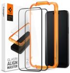 Spigen AlignMaster Glas. tR Apple iPhone 15 Plus/ iPhone 16 Plus, Tempered kijelzővédő fólia (2db)