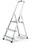 IRIS TOOLS HL-300-3S 3 (2+1) lépcsős alumínium létra, összecsukható, 125 kg teherbírás (HL-300-3S) - officedepot