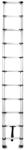 IRIS TOOLS HL-100 3, 2 m teleszkópos acél létra, összecsukható, 125 kg teherbírás (HL-100 3,2 M) - officedepot
