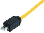 AGINODE Patch Cord Nexans N10I. E34HJ, S/FTP, Cat. 6a, 5 m, Yellow (3Q_N10I.E34HJ) - flax
