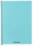 Fortuna Caiet spiralat FORTUNA Monocolor A/5 70 coli albastru pastel 01.02120 (01.02120)