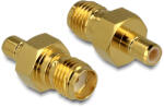 Delock Adapter SMA jack SMB jack, aranyozott