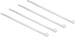 Delock áttetsző kábelkötözők L 100 x W 2.5 mm 100 db