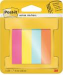 3M Jelölőcímke, papír, 4x50 lap, 15x50 mm, 3M POSTIT Poptimistic, vegyes
