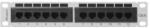 Lanberg Patch panel 12 port 1U 10" CAT. 6 szürke PPU6-9012-S (PPU6-9012-S)