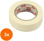 Z-tools Set 3 x Banda Adeziva din Hartie, 36 mm x 50 m (LIZ-3xZLN-ZLN6347)