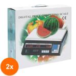 Z-TOOLS Set 2 x Cantar Digital cu Acumulator, 40 kg (LIZ-2xZLN-ZTS5572)