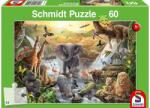Schmidt Spiele 56454 - Animals in Africa - 60 db-os puzzle (56454)