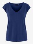 Pieces Тениска Pieces Women's Regular Fit Knitted T-Shirt - Bellwether Blue