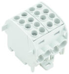 Weidmüller Fővezetéki leágazó sorkapocs 080220-0-3 / 1561730000 szürke, 4x35 + 4x25 mm2, HLAK 35/25-D - WPD 202 2X70/2X50 GY, sorolható, alumínium és réz vezetékhez (1561730000)