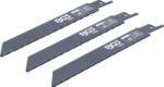 BGS Set pânză fierăstrău sabie pentru metal pentru BGS 7367 3 piese, BGS 74531 (B-74531)