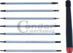 CONDOR Set şurubelniţe pentru electronişti, 7 piese, Condor 346 (CR-346) Surubelnita