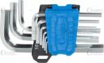 CONDOR Set chei L, 9 piese, scurte, dublu hexagonal, 1, 5-10 mm, Condor 1120-01 (CR-1120-01) Cheie imbus