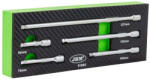 Jbm Set de prelungitoare 1/4" cu cap semirotund, JBM 51805 (JBM-51805)