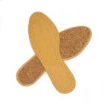 Reflex Talonete Reflex anatomic din piele si plută Maro - Brown 41/42