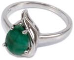 Ékszershop Smaragd köves csepp ezüst gyűrű (2172933)