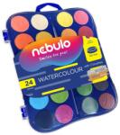 Nebulo Vízfesték készlet, 24 db-os, 30mm festékgombokkal Nebulo (NVF-30-24) - web24