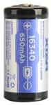 XTAR 16340 CR123 3, 7V Li-ion 650 mAh akkumulátor védelemmel (6952918340249)