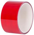 Strend Pro Banda reflectorizanta, autoadeziva, extra vizibila, 50 mm x 2 m, rosu, Strend Pro (215686) - evelise