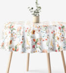 Goldea față de masă decorativă valencia - pajiște cu fluturi - rotundă Ø 150 cm Fata de masa