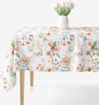 Goldea față de masă decorativă valencia - pajiște cu fluturi 120 x 120 cm Fata de masa