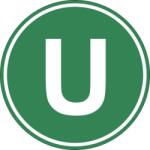  Eticheta, Autocolant Litera U, Autocolant Camion Litera U, Diamentru 22 cm FAVLine Selection (SEM010)